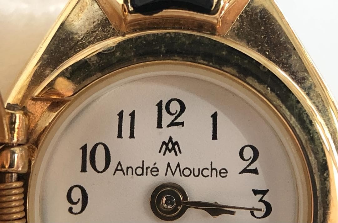 Andre Mouche アンドレムッシュ バングルウォッチ 腕時計 稼働品