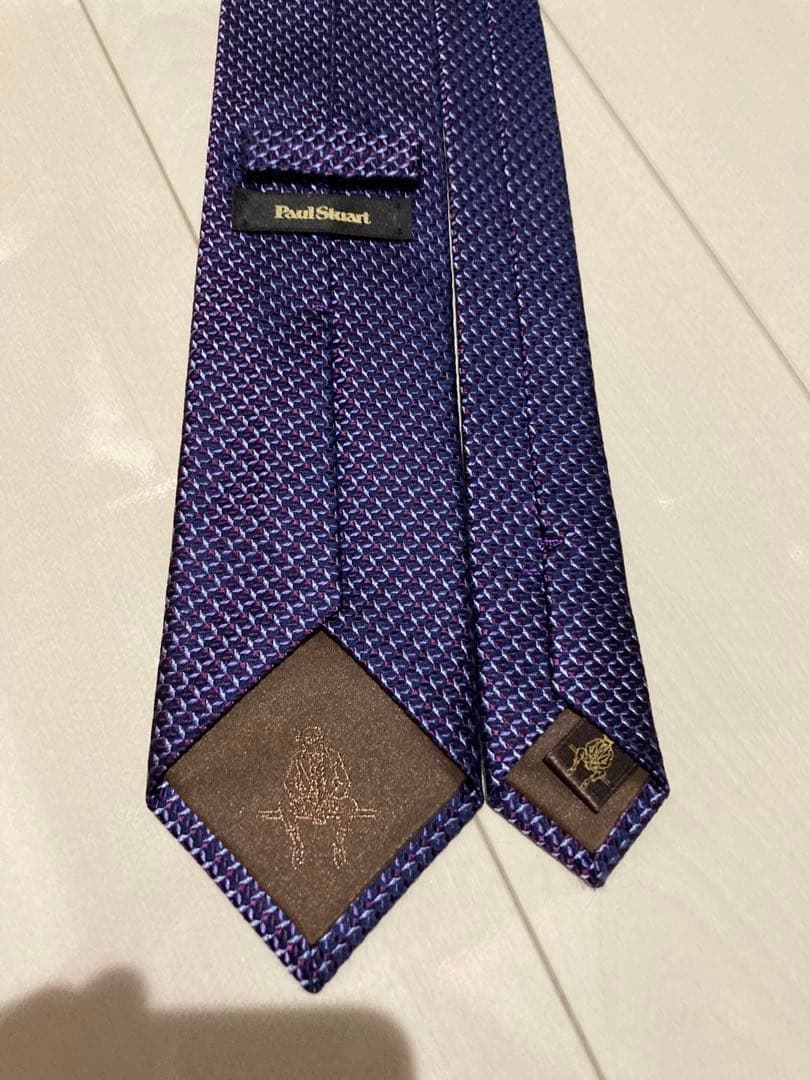 ꧁美品꧂ Paul Stuart ポールスチュアート　ネクタイ　パープル