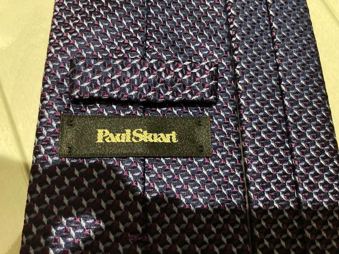 ꧁美品꧂ Paul Stuart ポールスチュアート　ネクタイ　パープル