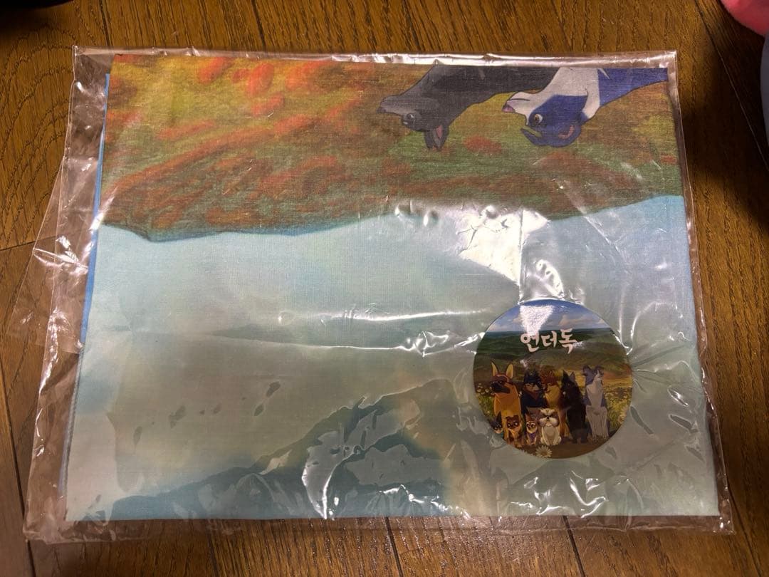 EXO D.O ギョンス アニメ アンダードッグ　ぬいぐるみ　布ポスター