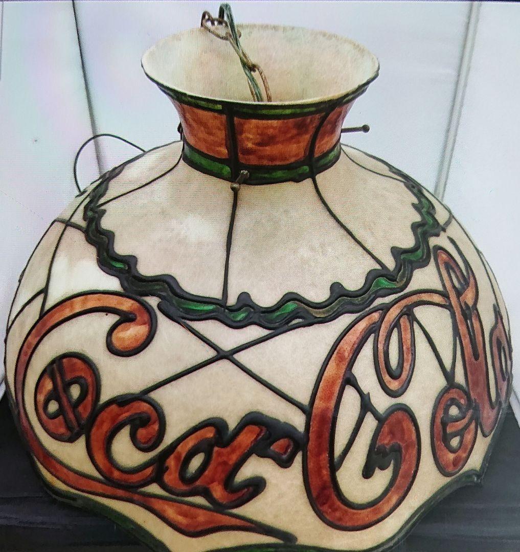 ビンテージ★Coca-Cola　コカ・コーラ/吊り下げランプ/80's レトロ