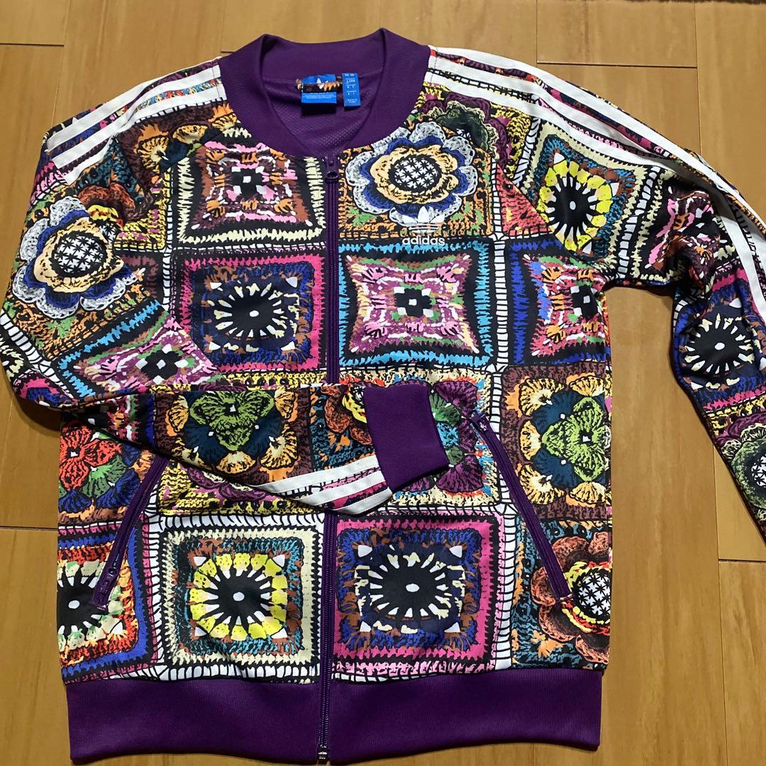 【美品】adidas オリジナルス パーチワーク柄 トラックジャケット
