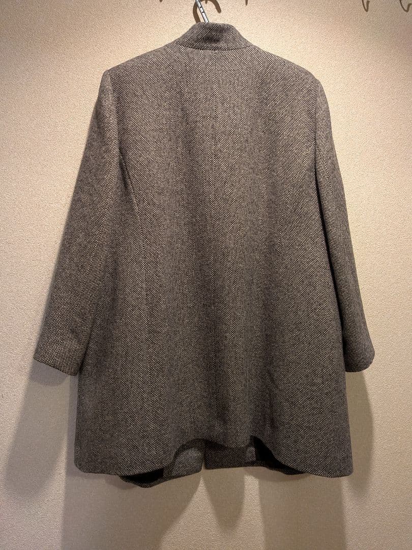 Leilianレリアンスタンドカラーコートカシミヤ100％　13＋日本製