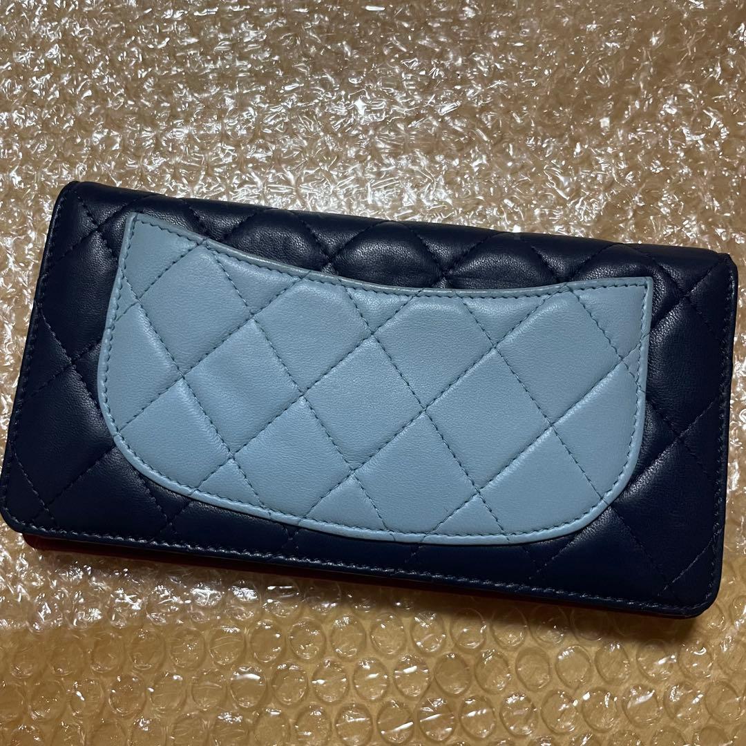 正規品　CHANEL シャネル マトラッセ 二つ折り長財布