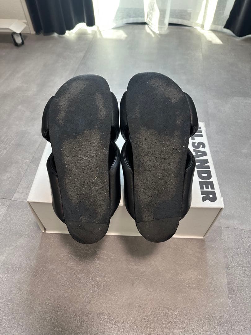 【専用】JIL SANDER ブラック クロスバンドサンダル