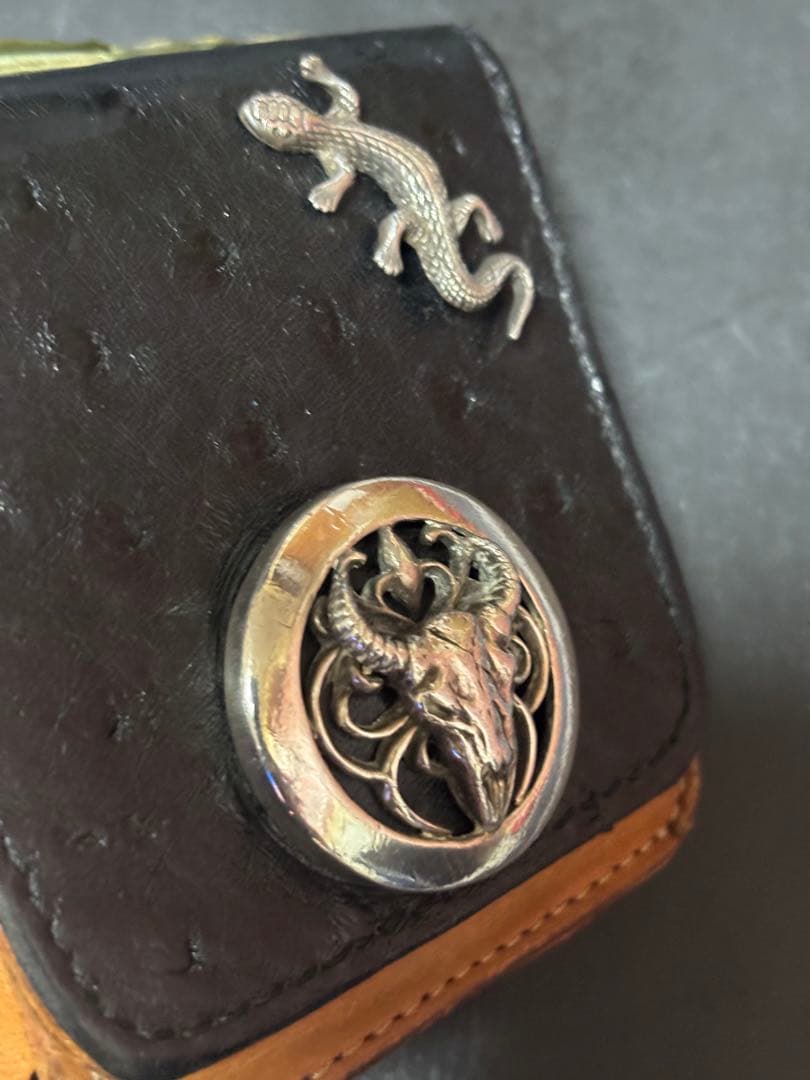 ALZUNI エキゾチックレザー　カスタムウォレット