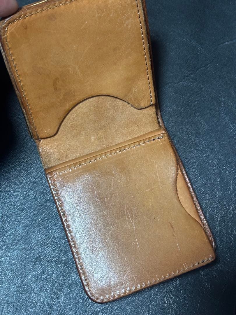 ALZUNI エキゾチックレザー　カスタムウォレット