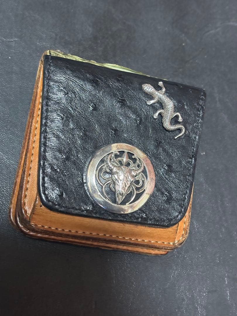 ALZUNI エキゾチックレザー　カスタムウォレット