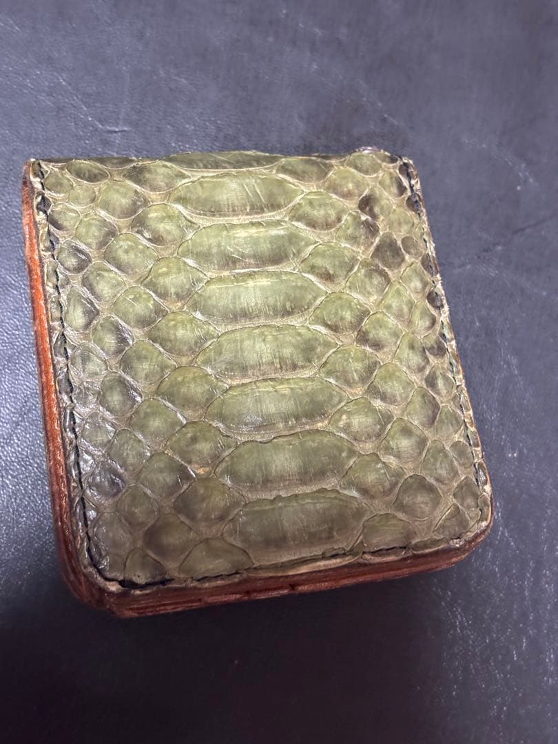 ALZUNI エキゾチックレザー　カスタムウォレット