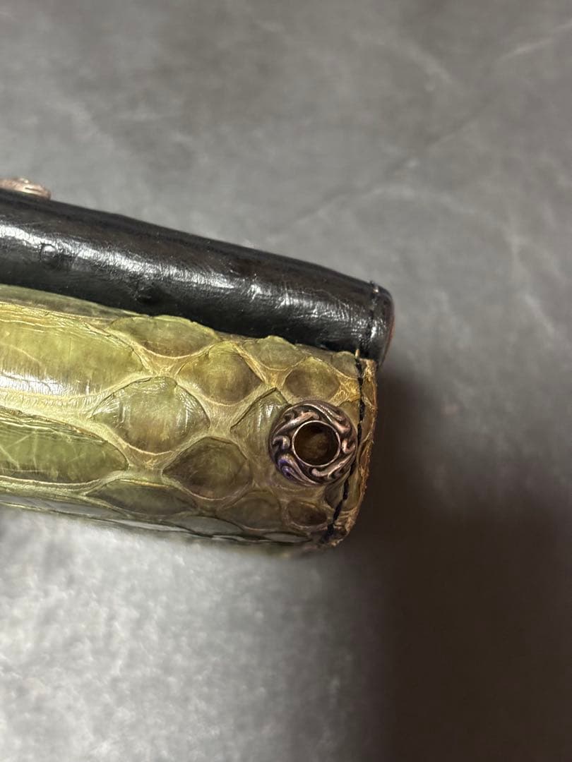 ALZUNI エキゾチックレザー　カスタムウォレット