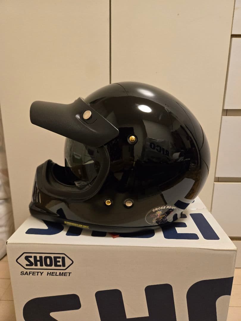 SHOEI　EX-ZERO　ブラック　Mサイズ　　バイザー　スモークシールドあり