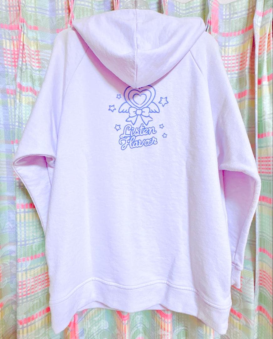 LISTEN FLAVOR パーカー パステル ゆめかわ 古着