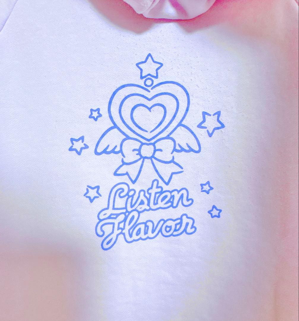 LISTEN FLAVOR パーカー パステル ゆめかわ 古着