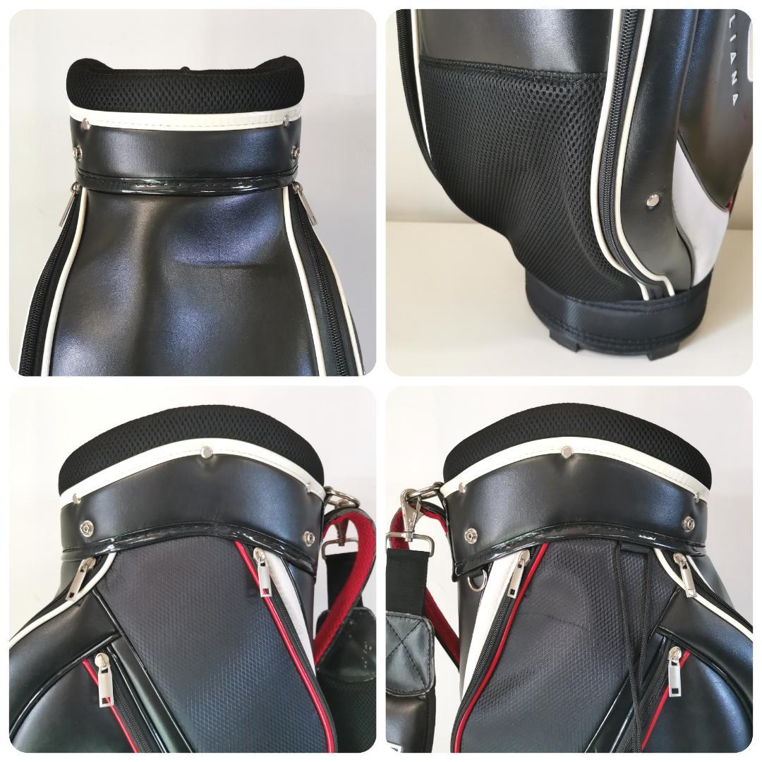 FILA フィラ キャディバッグ ゴルフバッグ ブラック 男女兼用