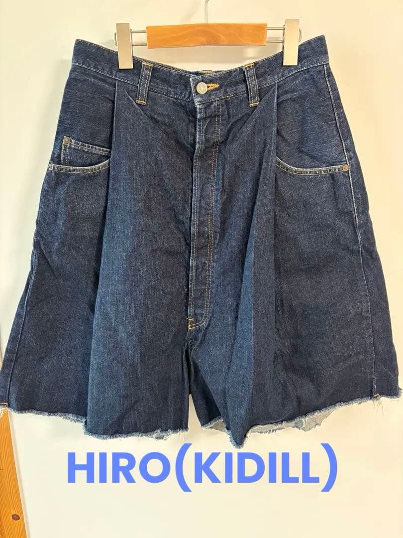 HIRO タックデニムショーツ