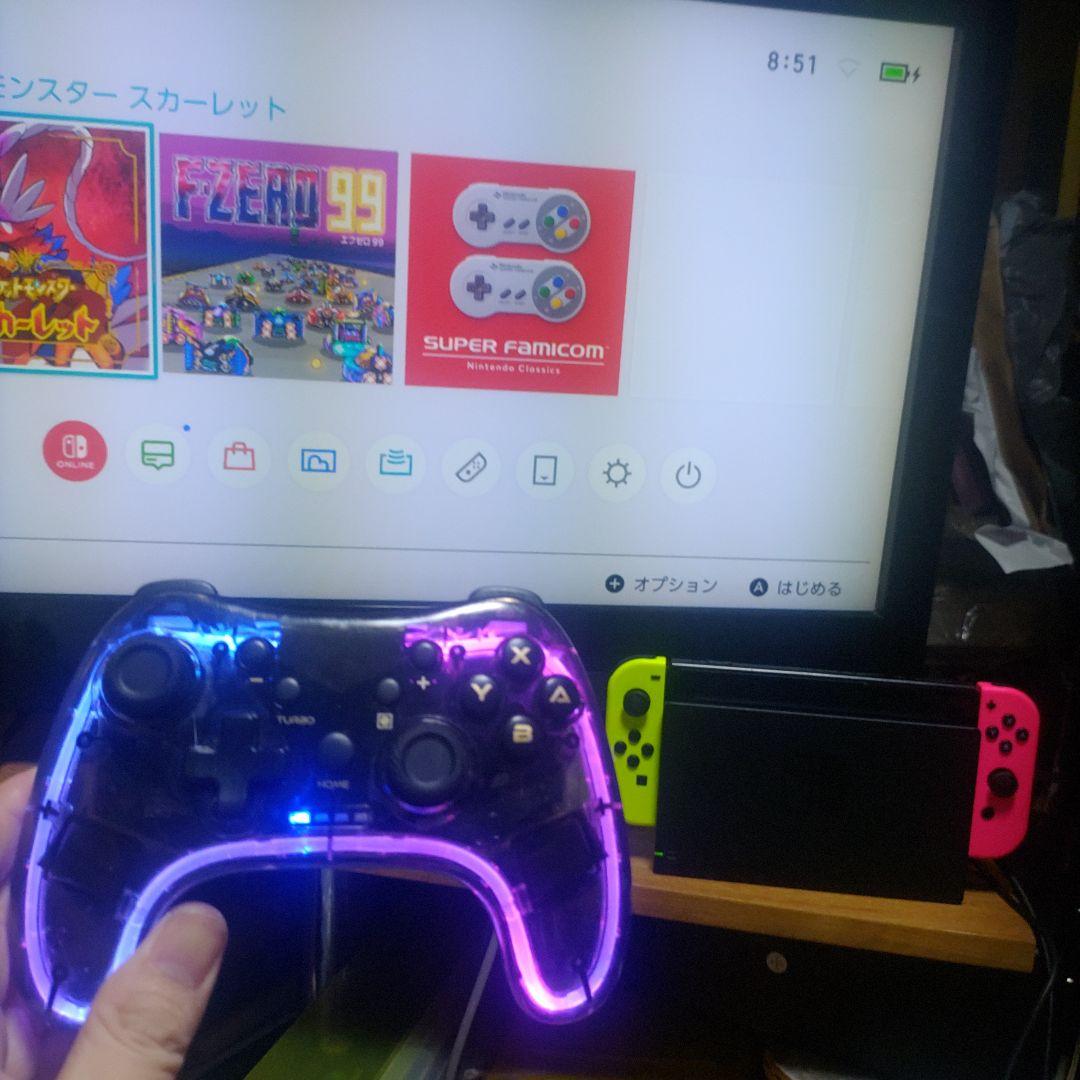 任天堂スイッチ 動作確認済 プロコンとスタンドつき