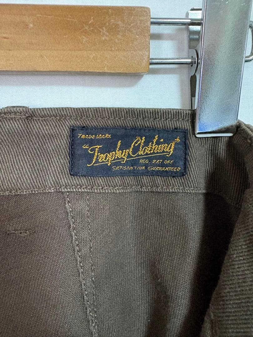 TROPHY CLOTHING トロフィークロージング ベイカーパンツ ブラウン
