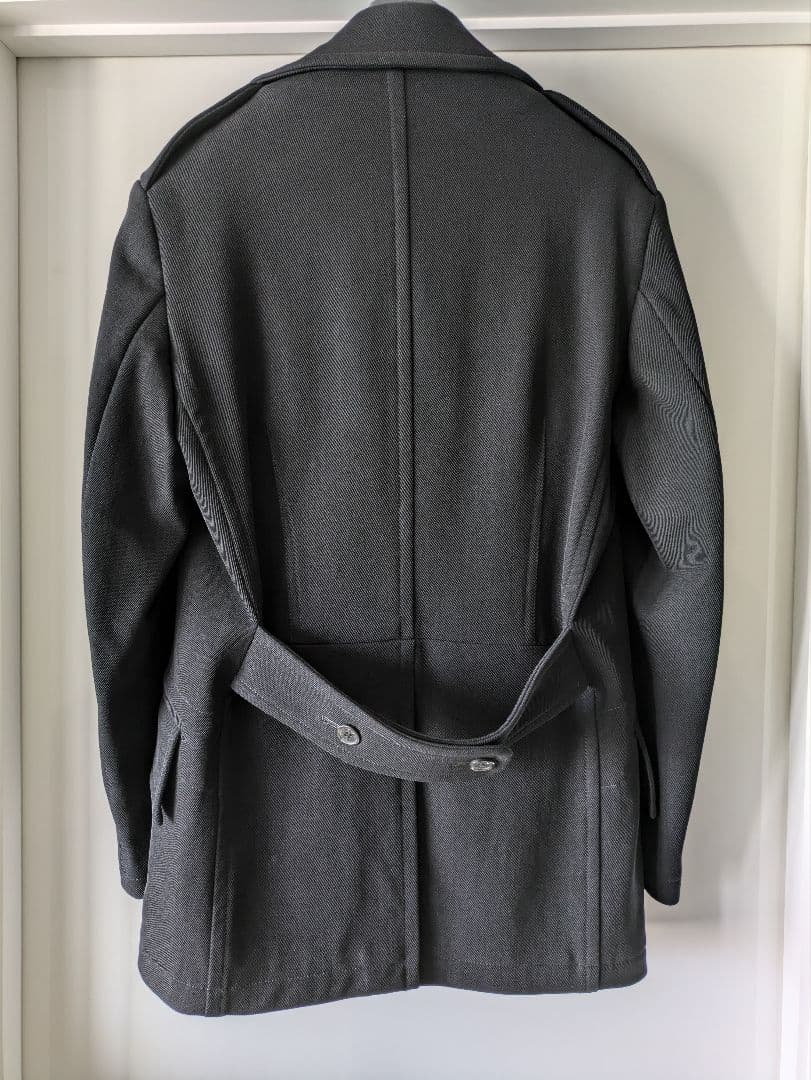 RYKIEL HOMME ブラック ウール　ピーコート