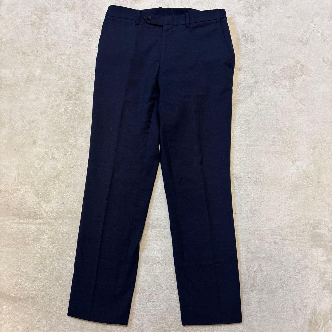 美品⭐️SUIT SELECT 4S セットアップ　ウォッシャブル　ネイビー　A4