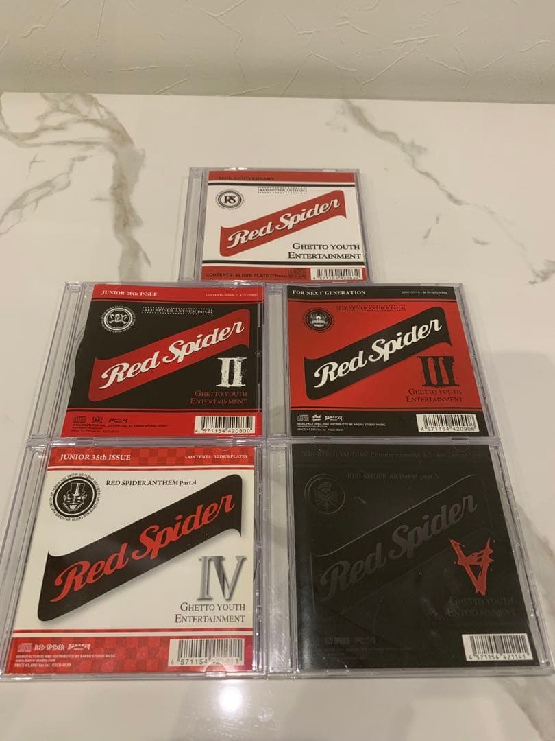 Red Spider anthem 【1〜5】 5枚組 CD