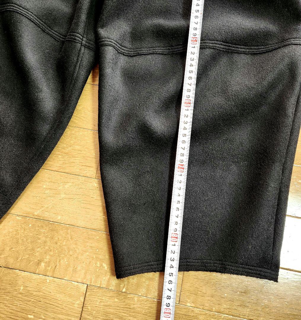 ラムネバルーンパンツ　圧縮ウール黒