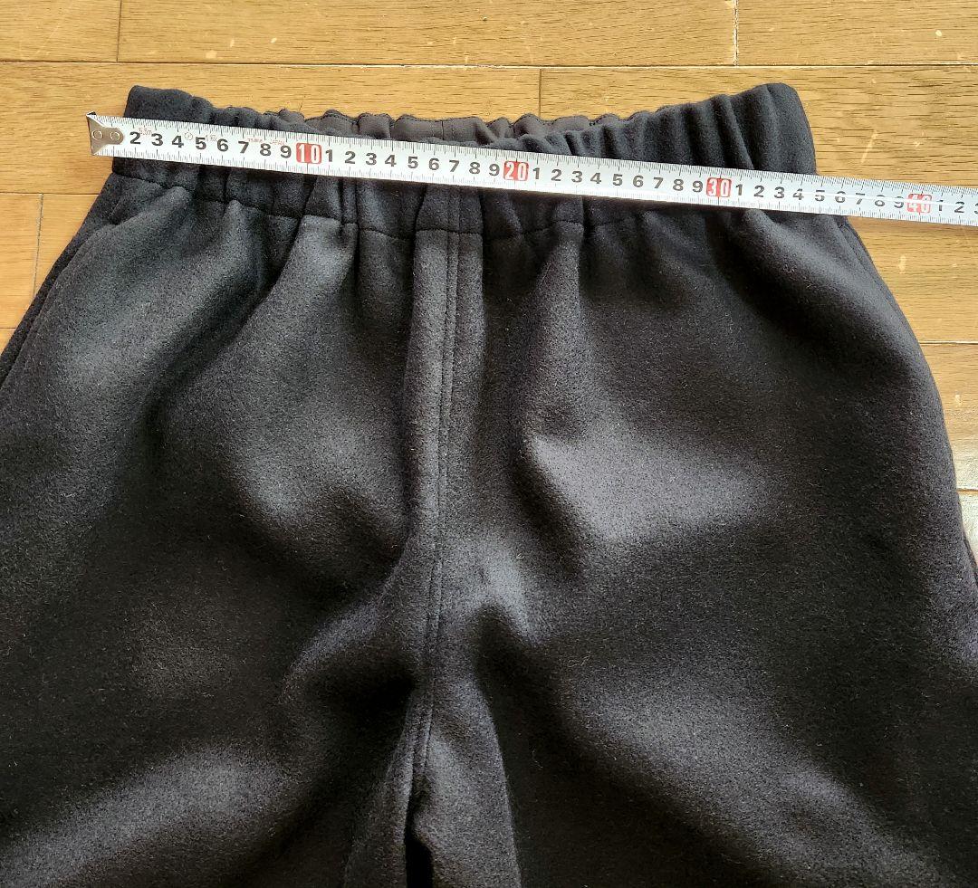 ラムネバルーンパンツ　圧縮ウール黒