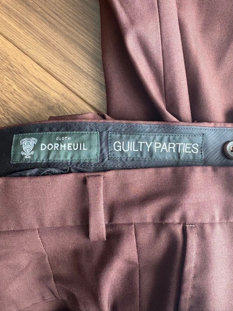 WACKO MARIA DORMEUIL スラックス M ダークブラウン