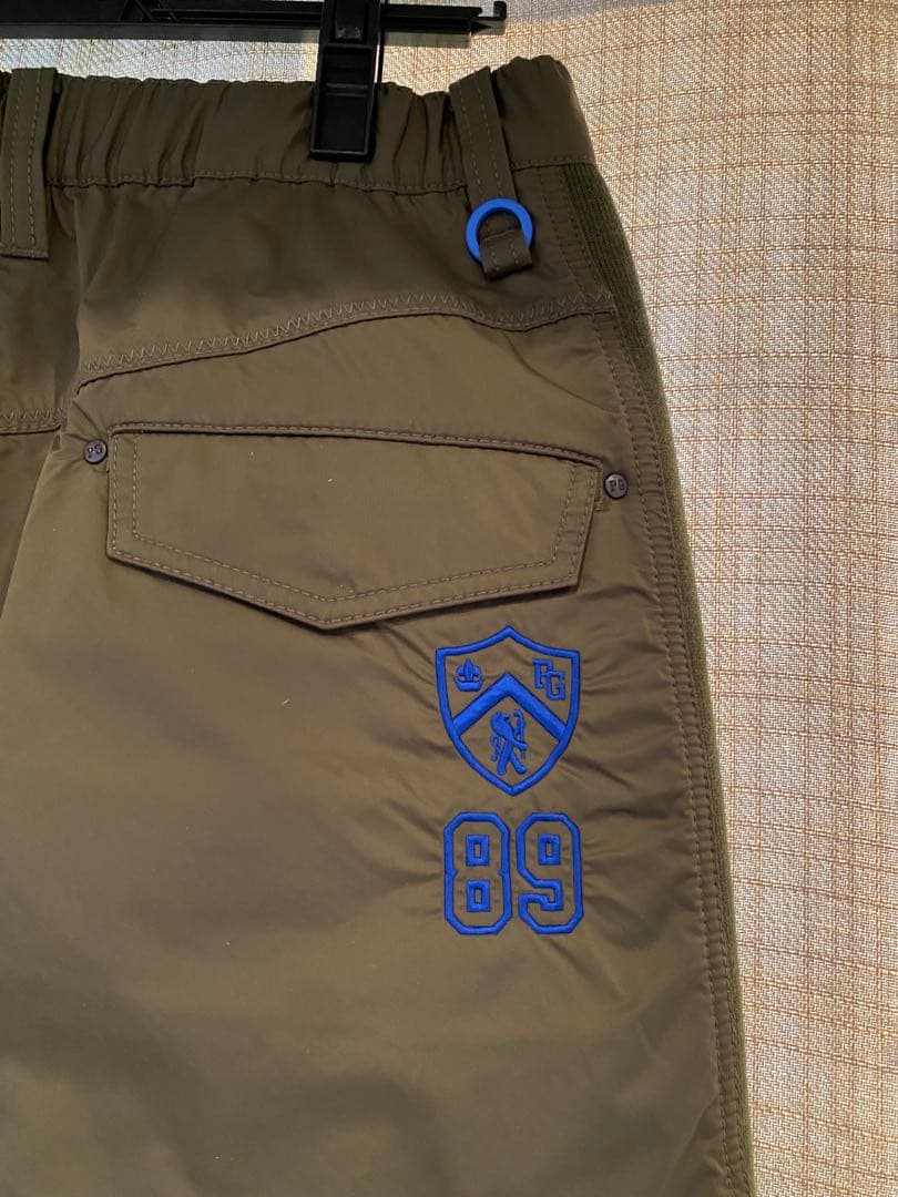 お専用✨新品未使用PGオリーブ色スカート冬用ニットとポリエステル素材の少し綿入り