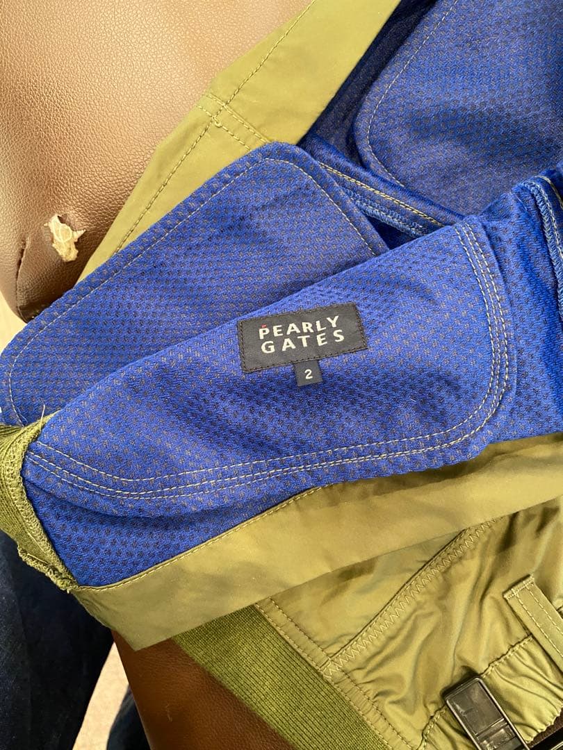 お専用✨新品未使用PGオリーブ色スカート冬用ニットとポリエステル素材の少し綿入り