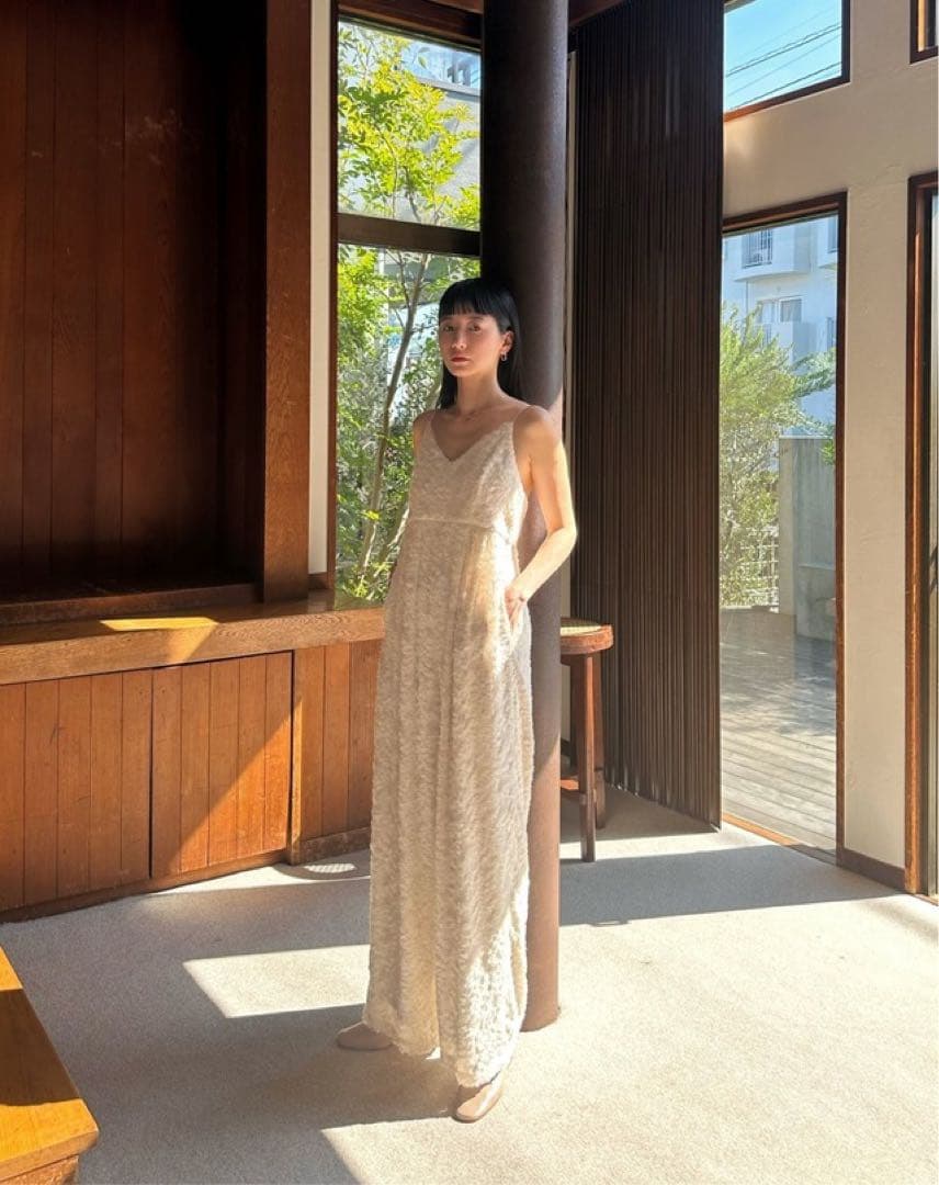 4日間限定価格CLANE FRINGE CAMISOLE ALL IN ONE