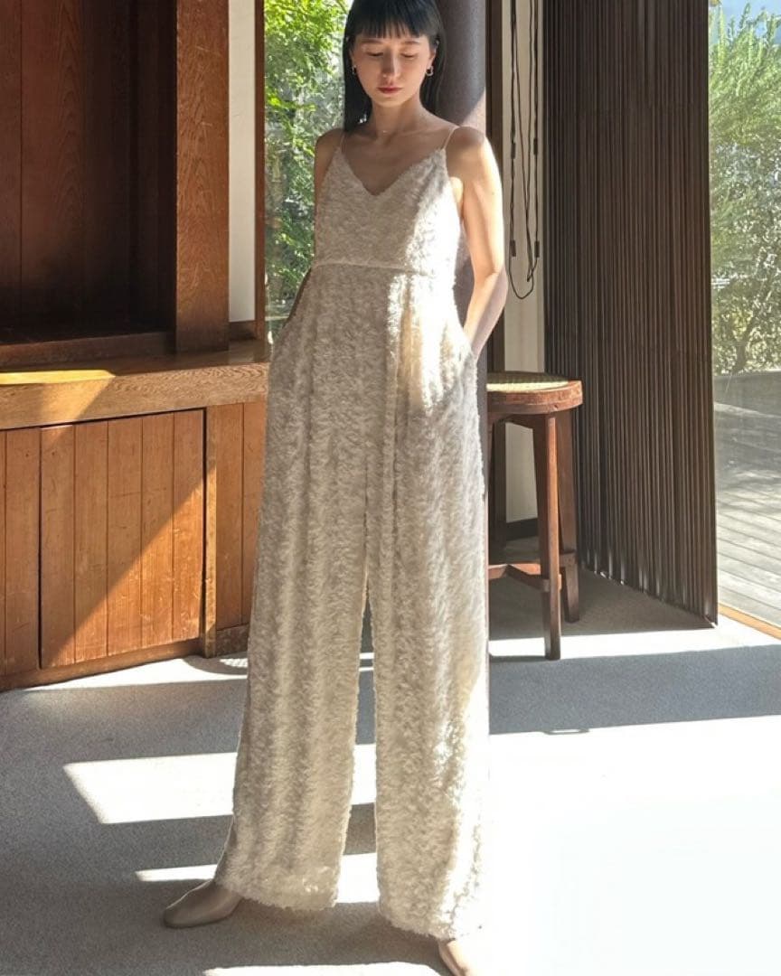 4日間限定価格CLANE FRINGE CAMISOLE ALL IN ONE