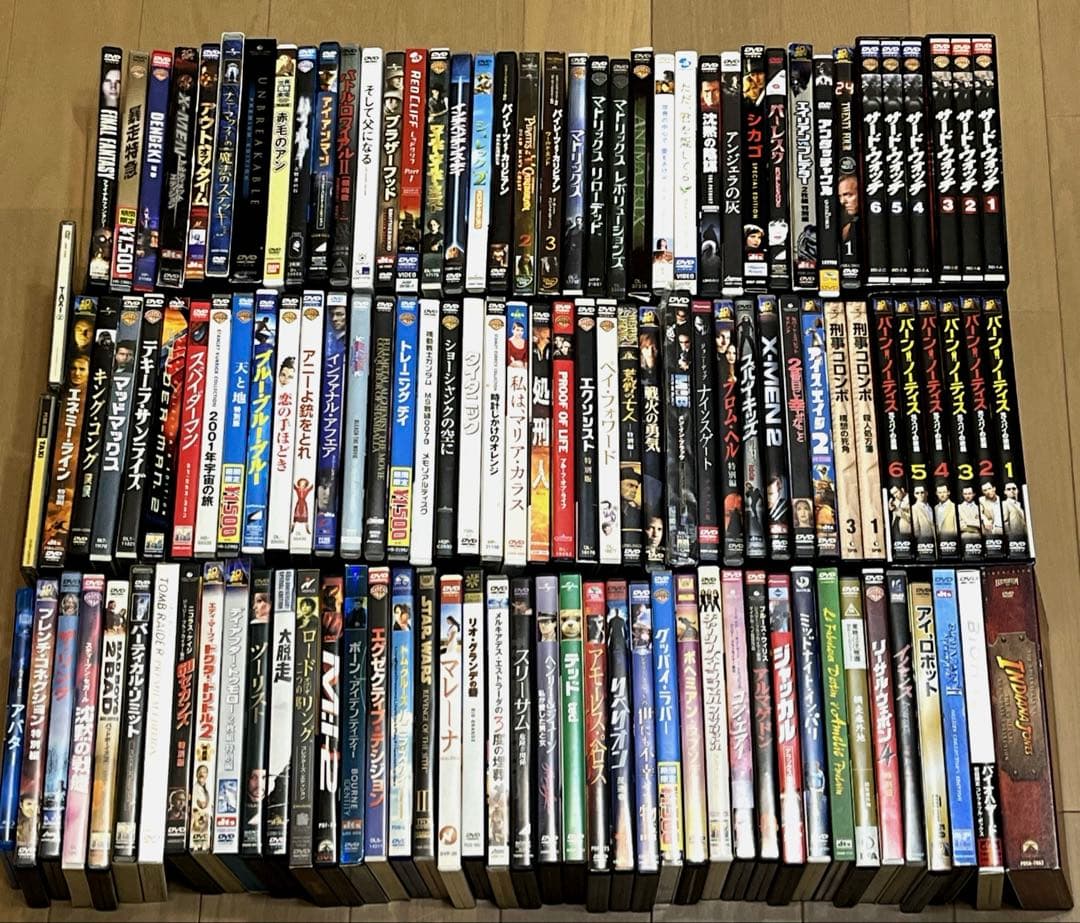 中古洋画・邦画・アニメDVD 120枚以上まとめ売り 大量DVDセット