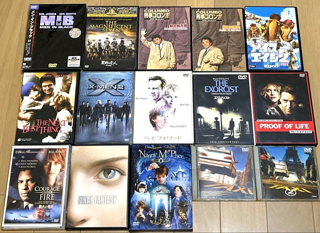 中古洋画・邦画・アニメDVD 120枚以上まとめ売り 大量DVDセット