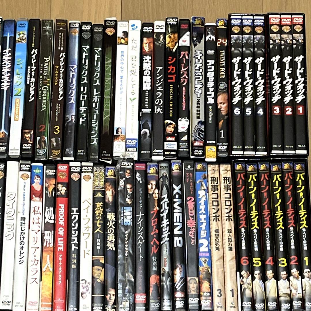 中古洋画・邦画・アニメDVD 120枚以上まとめ売り 大量DVDセット