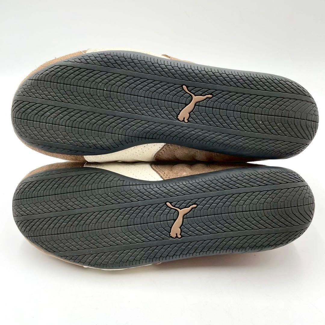 プーマ スニーカー スピードキャット 24.0cm 茶 スエード Y1491