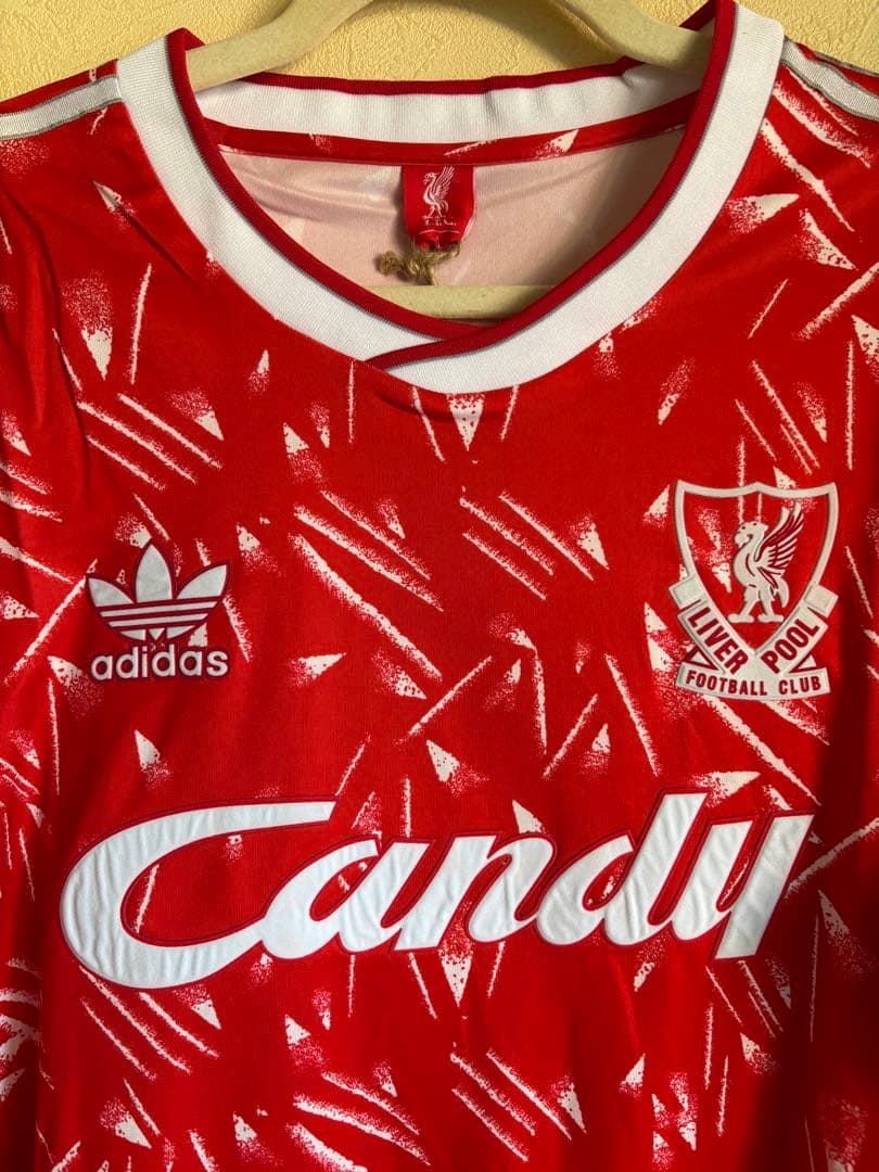 Liverpool FC adidas ジャージ レッド 長袖 89-91