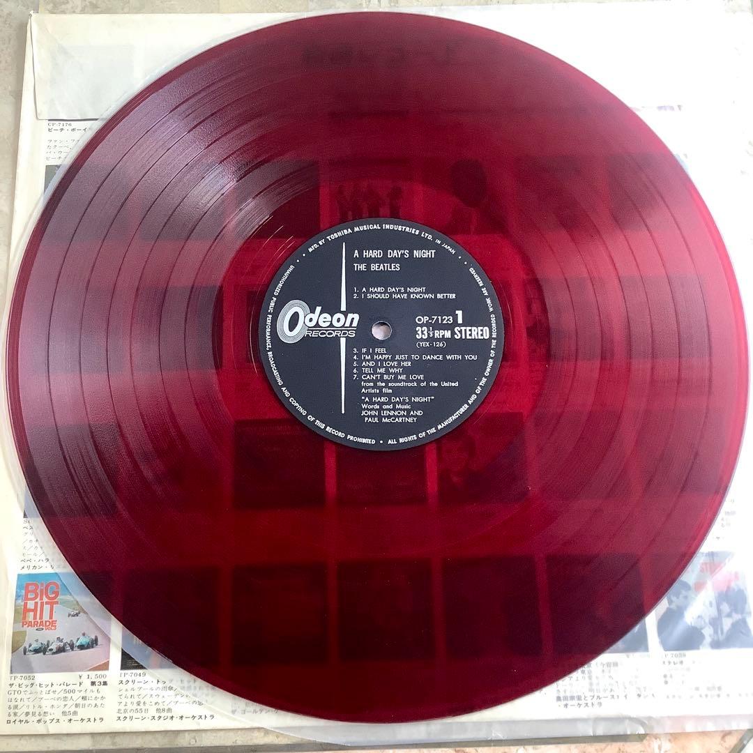 レア!価格修正シール付! ビートルズ 赤盤1964年初版 ビートルズがやって来る