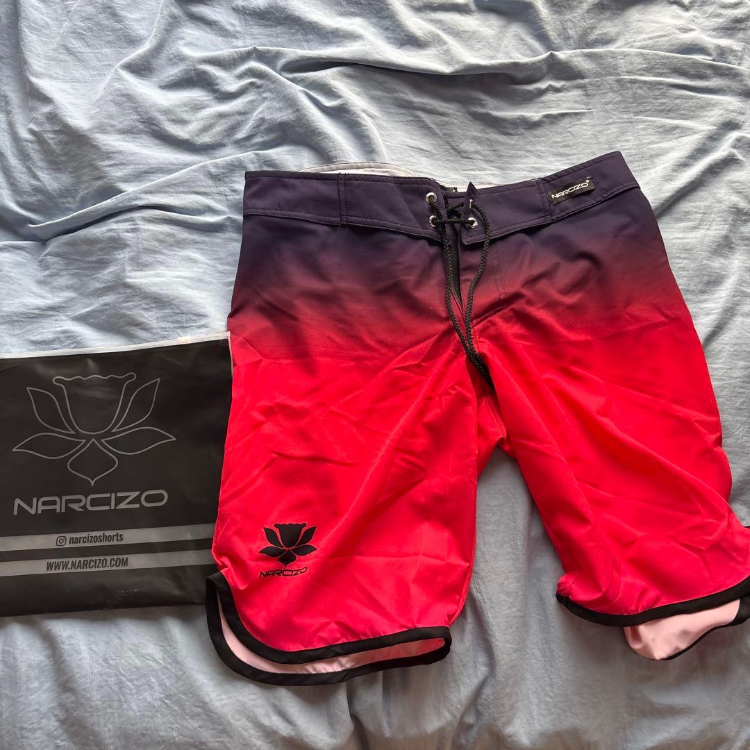 NARCIZO サーフパンツ　ガーネット19