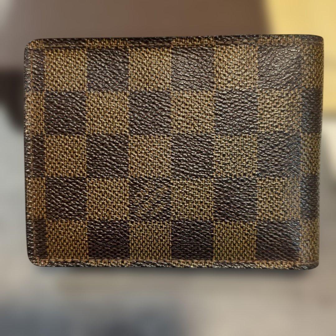 美品✨️ルイヴィトン ダミエ⭐️N60895 二つ折り財布⭐️箱・保存袋付