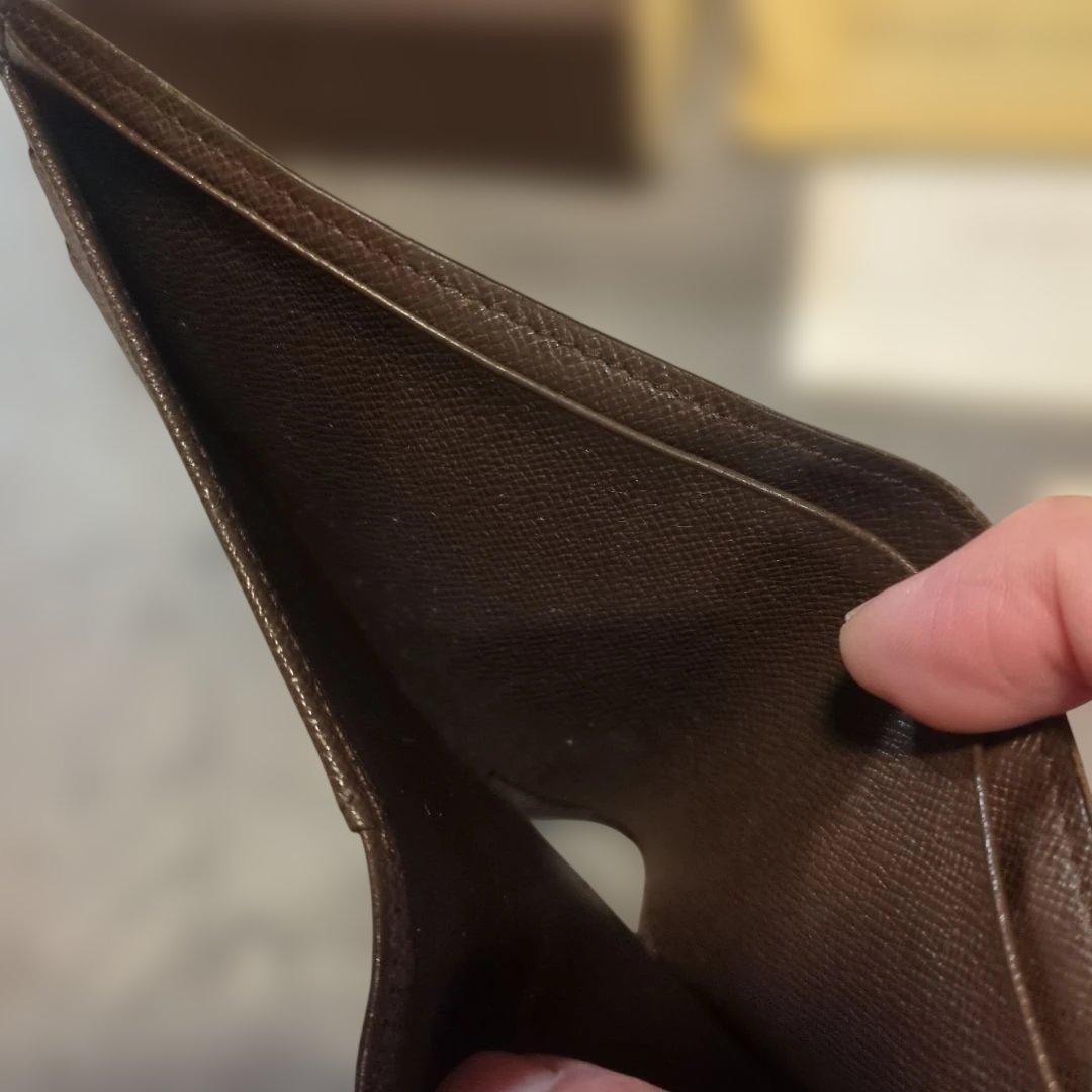 美品✨️ルイヴィトン ダミエ⭐️N60895 二つ折り財布⭐️箱・保存袋付