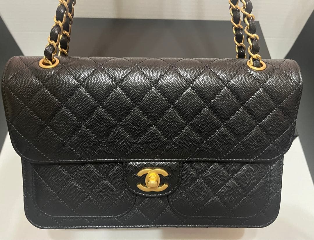 美品✨シャネル 25/26秋冬プレコレクション　マトラッセ　25 チェーンバッグ