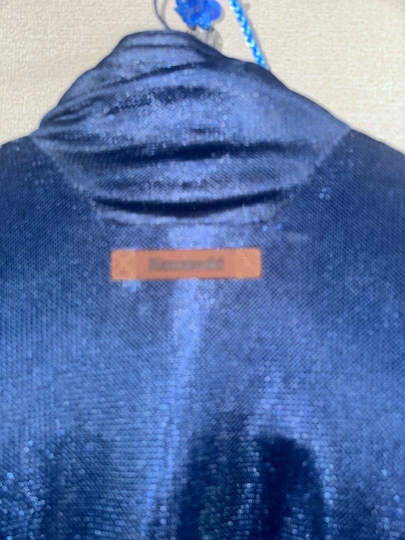 Kawasakiプラザ&クシタニコラボ3L ネイビー　シングルメッシュジャケット