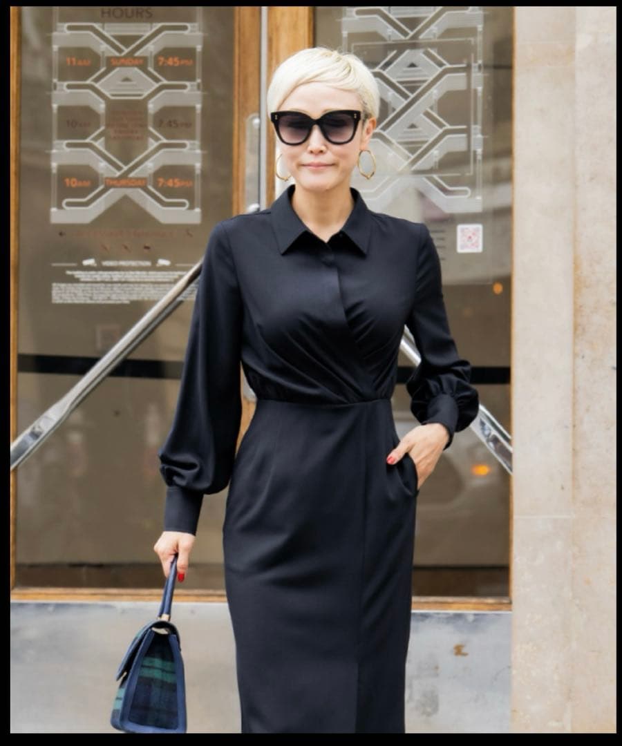 ジェンヌ　JENNE カシュクール美ラインワンピース