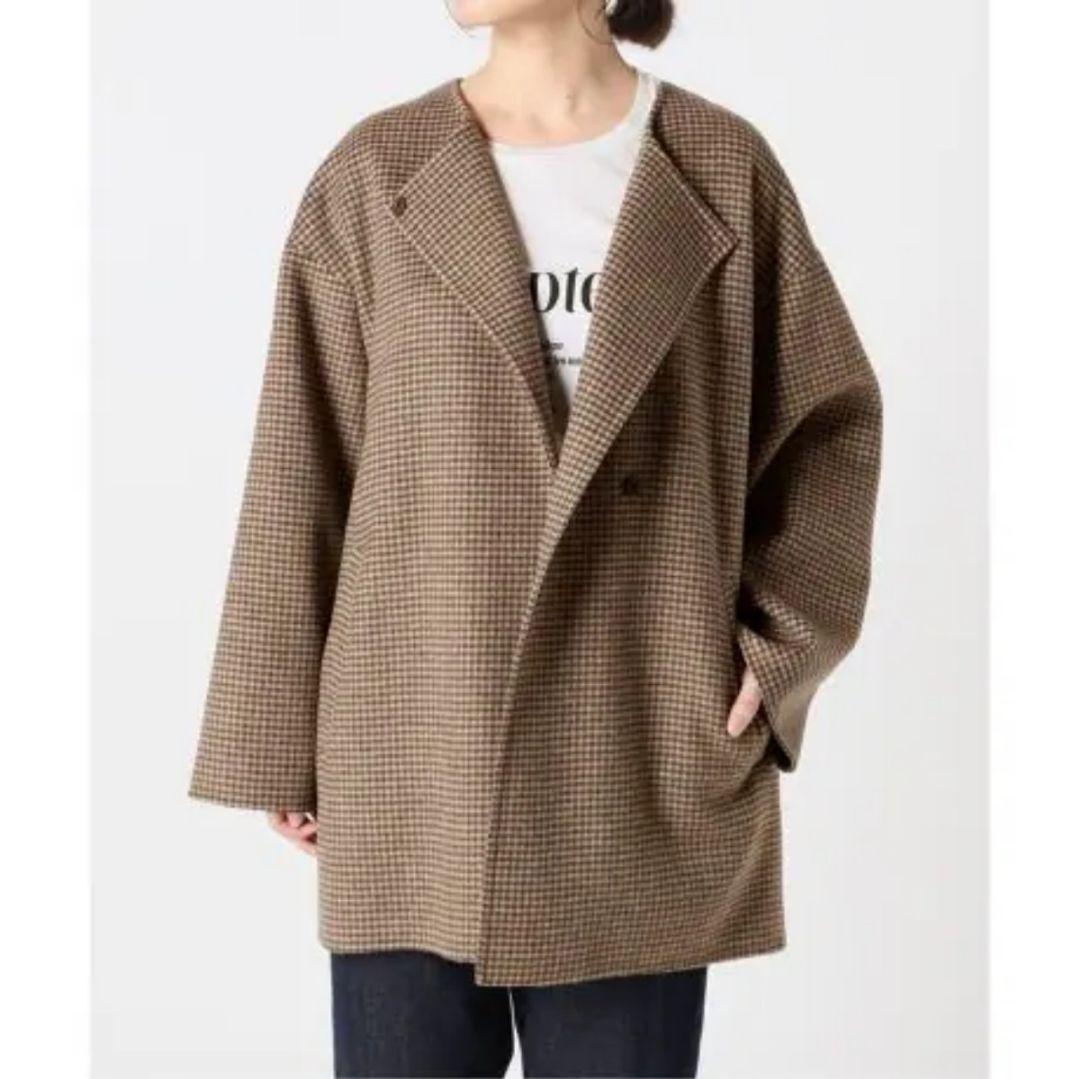 美品✨『SLOBE IENA』ハミルトン リバー ウール ショート コート F