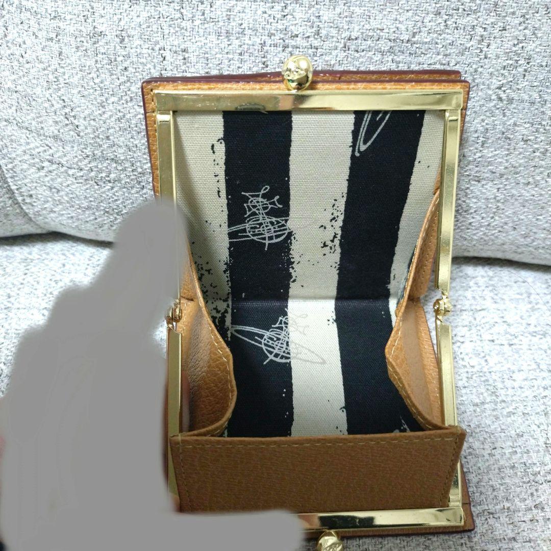 VivienneWestwood オレンジ レザー 二つ折り財布