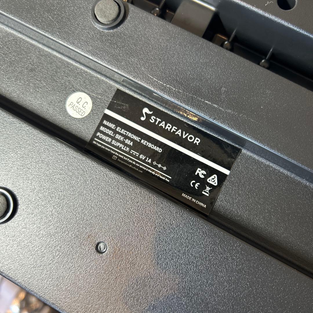 STARFAVOR SEK-88A 電子ピアノ キーボード　スタンド付