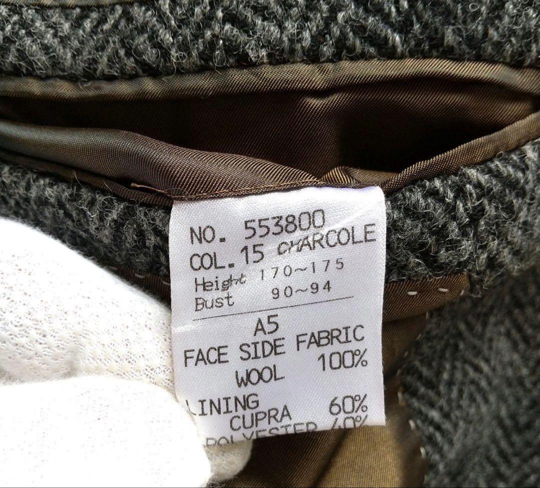 Harris Tweed グレー テーラードジャケット