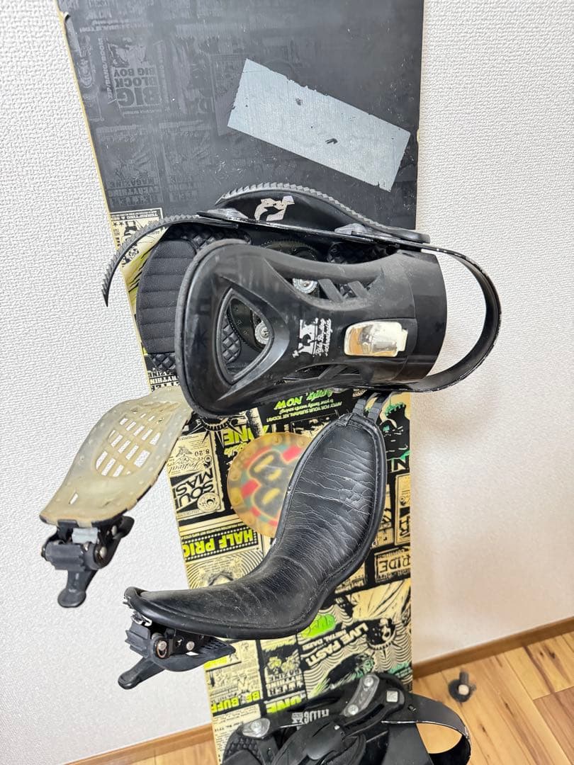 最終値下価格RIDE AGENT スノーボードセット　ビルディング付　　152㎝