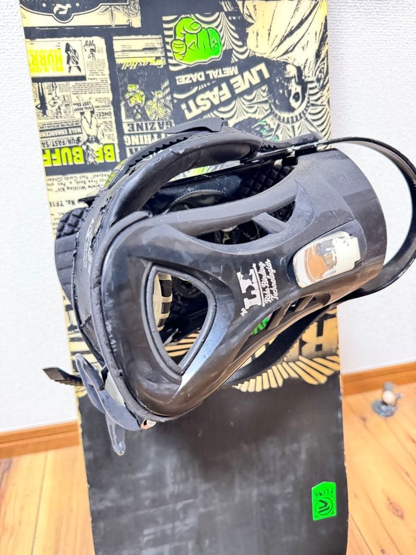 最終値下価格RIDE AGENT スノーボードセット　ビルディング付　　152㎝