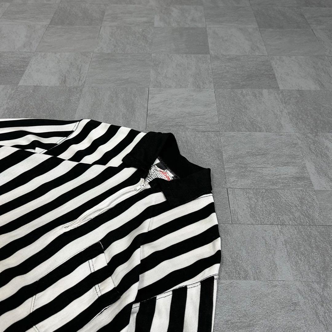 【奇跡】ウィルソン ハーフジップゲームシャツ 50s ストライプ 美品 一点物